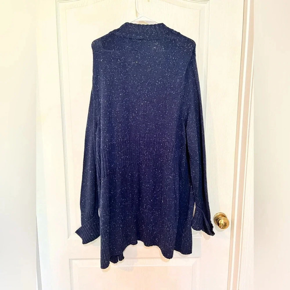 FINAL PRICE NWT Lane Bryant Navy Confetti Sweater Vest - Picture 8 of 9